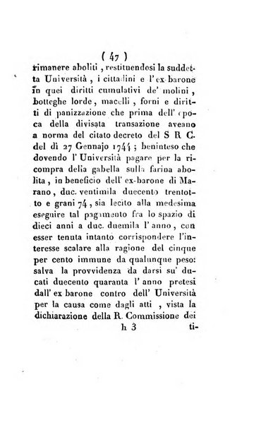 Bullettino delle sentenze emanate dalla Suprema commissione per le liti fra i già baroni ed i comuni