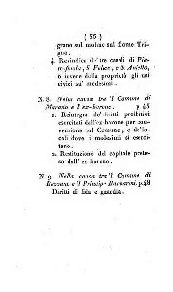 Bullettino delle sentenze emanate dalla Suprema commissione per le liti fra i già baroni ed i comuni