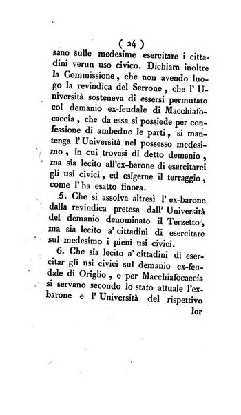 Bullettino delle sentenze emanate dalla Suprema commissione per le liti fra i già baroni ed i comuni