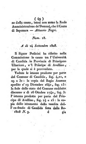 Bullettino delle sentenze emanate dalla Suprema commissione per le liti fra i già baroni ed i comuni