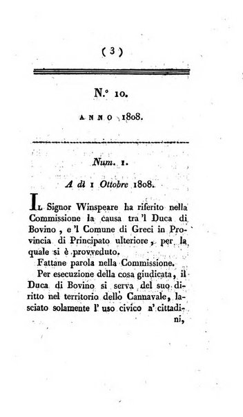 Bullettino delle sentenze emanate dalla Suprema commissione per le liti fra i già baroni ed i comuni