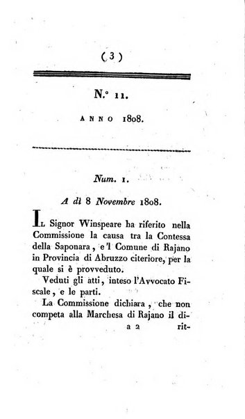 Bullettino delle sentenze emanate dalla Suprema commissione per le liti fra i già baroni ed i comuni