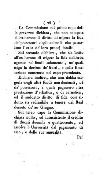 Bullettino delle sentenze emanate dalla Suprema commissione per le liti fra i già baroni ed i comuni