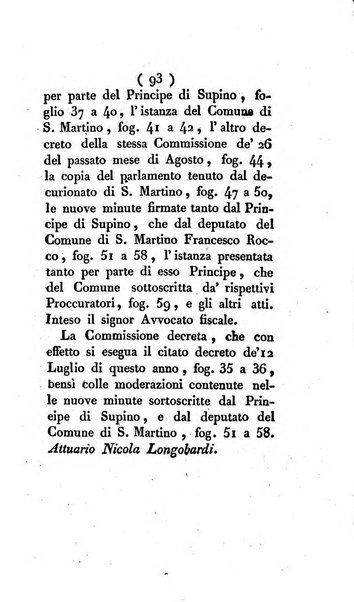 Bullettino delle sentenze emanate dalla Suprema commissione per le liti fra i già baroni ed i comuni