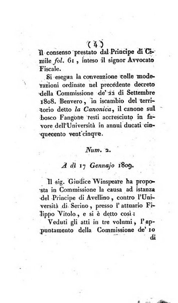 Bullettino delle sentenze emanate dalla Suprema commissione per le liti fra i già baroni ed i comuni