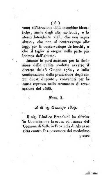 Bullettino delle sentenze emanate dalla Suprema commissione per le liti fra i già baroni ed i comuni