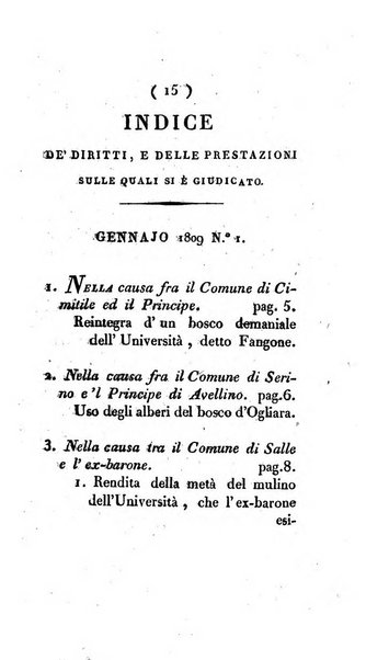 Bullettino delle sentenze emanate dalla Suprema commissione per le liti fra i già baroni ed i comuni