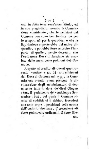 Bullettino delle sentenze emanate dalla Suprema commissione per le liti fra i già baroni ed i comuni