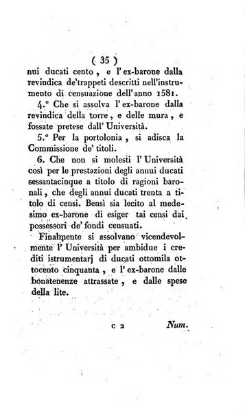 Bullettino delle sentenze emanate dalla Suprema commissione per le liti fra i già baroni ed i comuni