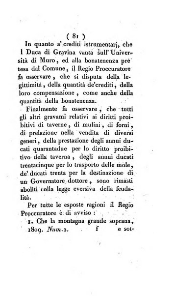 Bullettino delle sentenze emanate dalla Suprema commissione per le liti fra i già baroni ed i comuni