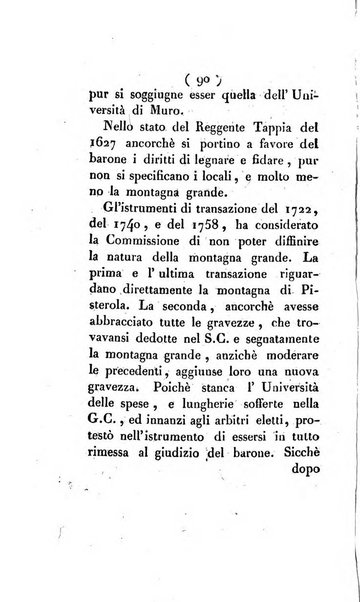 Bullettino delle sentenze emanate dalla Suprema commissione per le liti fra i già baroni ed i comuni