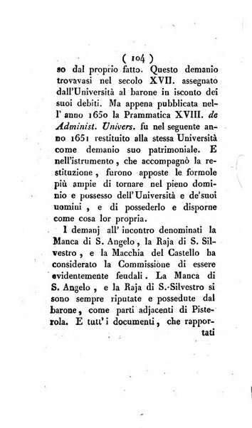 Bullettino delle sentenze emanate dalla Suprema commissione per le liti fra i già baroni ed i comuni