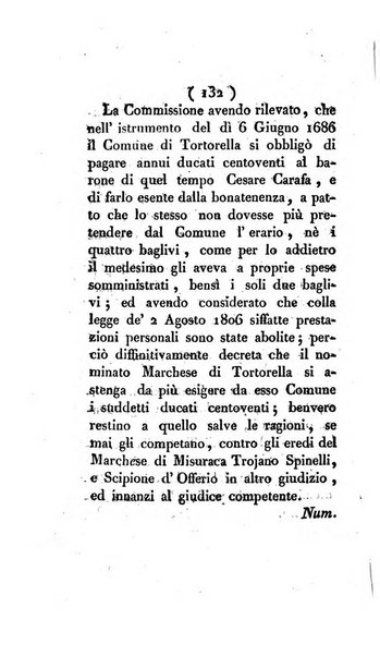 Bullettino delle sentenze emanate dalla Suprema commissione per le liti fra i già baroni ed i comuni