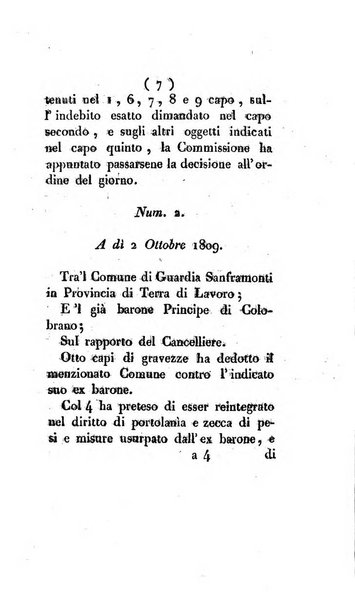 Bullettino delle sentenze emanate dalla Suprema commissione per le liti fra i già baroni ed i comuni