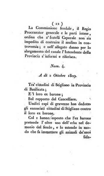 Bullettino delle sentenze emanate dalla Suprema commissione per le liti fra i già baroni ed i comuni