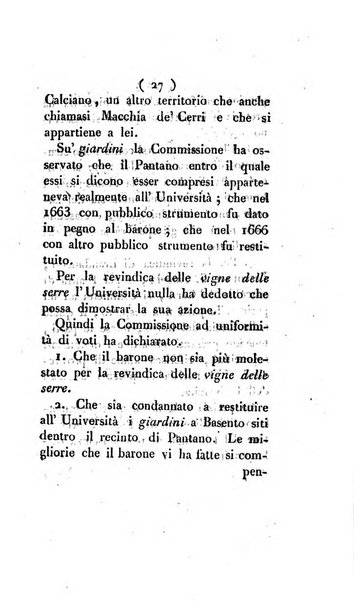 Bullettino delle sentenze emanate dalla Suprema commissione per le liti fra i già baroni ed i comuni