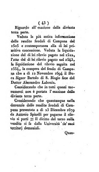 Bullettino delle sentenze emanate dalla Suprema commissione per le liti fra i già baroni ed i comuni