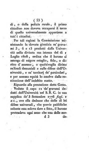 Bullettino delle sentenze emanate dalla Suprema commissione per le liti fra i già baroni ed i comuni