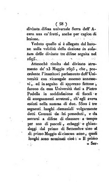 Bullettino delle sentenze emanate dalla Suprema commissione per le liti fra i già baroni ed i comuni