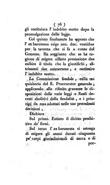 Bullettino delle sentenze emanate dalla Suprema commissione per le liti fra i già baroni ed i comuni