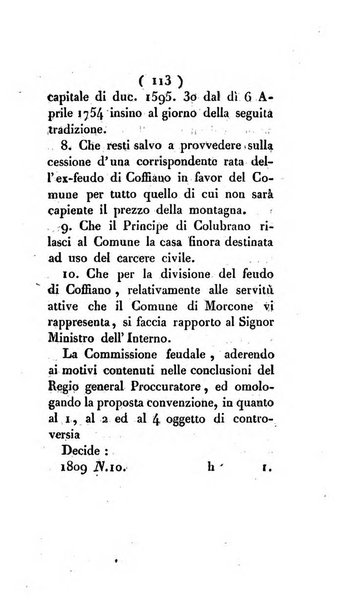 Bullettino delle sentenze emanate dalla Suprema commissione per le liti fra i già baroni ed i comuni