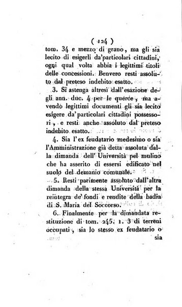 Bullettino delle sentenze emanate dalla Suprema commissione per le liti fra i già baroni ed i comuni