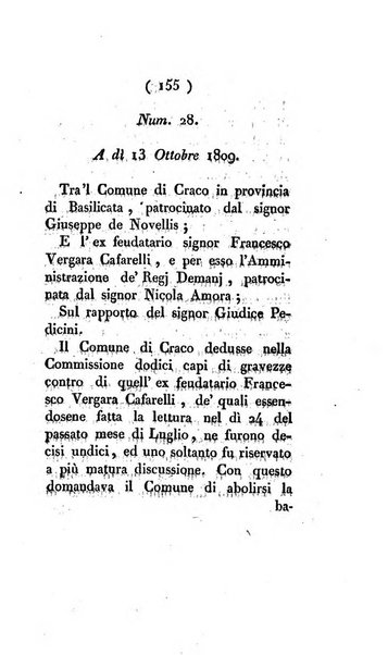 Bullettino delle sentenze emanate dalla Suprema commissione per le liti fra i già baroni ed i comuni