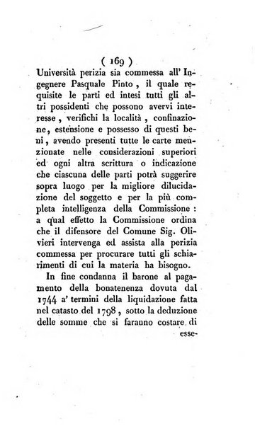 Bullettino delle sentenze emanate dalla Suprema commissione per le liti fra i già baroni ed i comuni