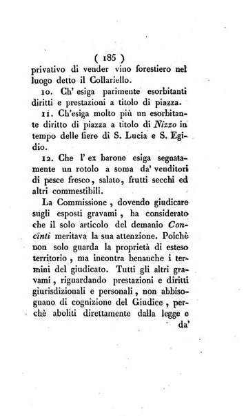 Bullettino delle sentenze emanate dalla Suprema commissione per le liti fra i già baroni ed i comuni