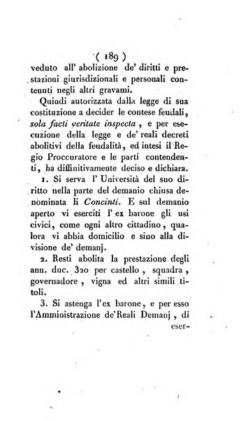 Bullettino delle sentenze emanate dalla Suprema commissione per le liti fra i già baroni ed i comuni