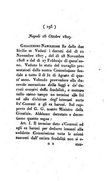 Bullettino delle sentenze emanate dalla Suprema commissione per le liti fra i già baroni ed i comuni