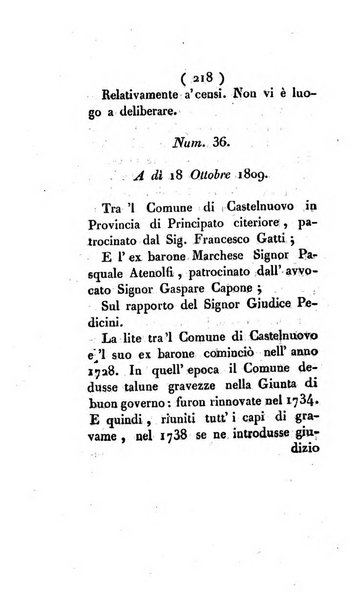 Bullettino delle sentenze emanate dalla Suprema commissione per le liti fra i già baroni ed i comuni