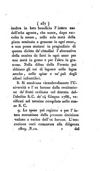 Bullettino delle sentenze emanate dalla Suprema commissione per le liti fra i già baroni ed i comuni