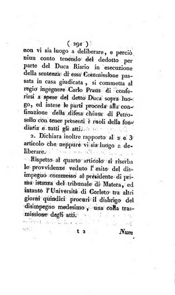 Bullettino delle sentenze emanate dalla Suprema commissione per le liti fra i già baroni ed i comuni