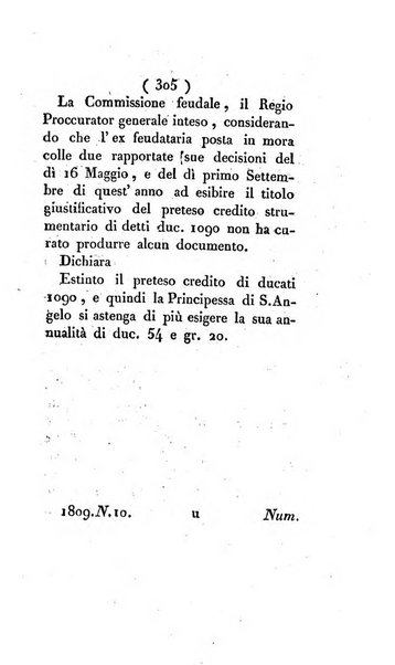 Bullettino delle sentenze emanate dalla Suprema commissione per le liti fra i già baroni ed i comuni