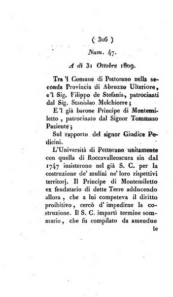 Bullettino delle sentenze emanate dalla Suprema commissione per le liti fra i già baroni ed i comuni