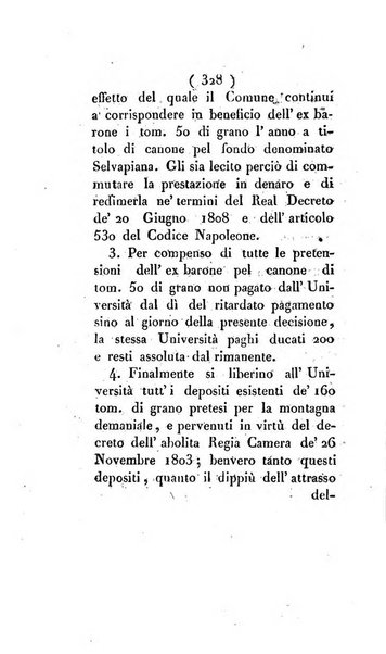 Bullettino delle sentenze emanate dalla Suprema commissione per le liti fra i già baroni ed i comuni