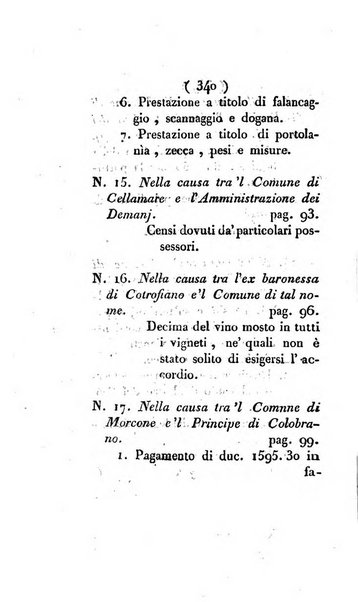 Bullettino delle sentenze emanate dalla Suprema commissione per le liti fra i già baroni ed i comuni