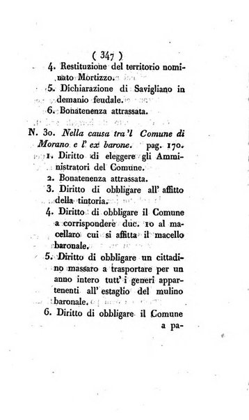 Bullettino delle sentenze emanate dalla Suprema commissione per le liti fra i già baroni ed i comuni