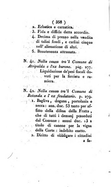 Bullettino delle sentenze emanate dalla Suprema commissione per le liti fra i già baroni ed i comuni