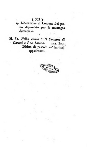 Bullettino delle sentenze emanate dalla Suprema commissione per le liti fra i già baroni ed i comuni