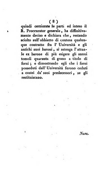 Bullettino delle sentenze emanate dalla Suprema commissione per le liti fra i già baroni ed i comuni