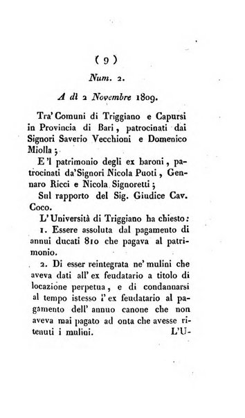 Bullettino delle sentenze emanate dalla Suprema commissione per le liti fra i già baroni ed i comuni