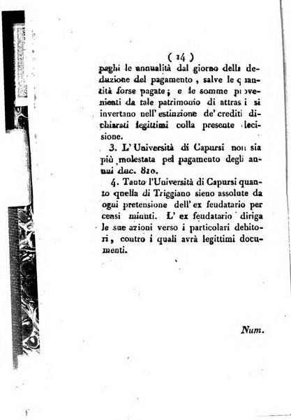 Bullettino delle sentenze emanate dalla Suprema commissione per le liti fra i già baroni ed i comuni