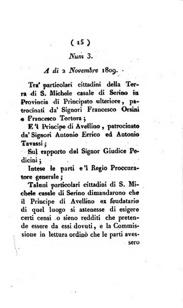 Bullettino delle sentenze emanate dalla Suprema commissione per le liti fra i già baroni ed i comuni