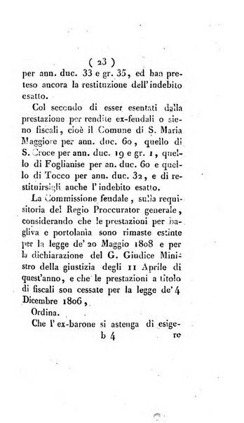 Bullettino delle sentenze emanate dalla Suprema commissione per le liti fra i già baroni ed i comuni