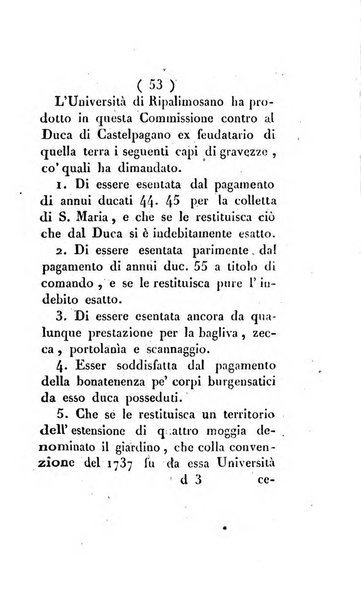 Bullettino delle sentenze emanate dalla Suprema commissione per le liti fra i già baroni ed i comuni