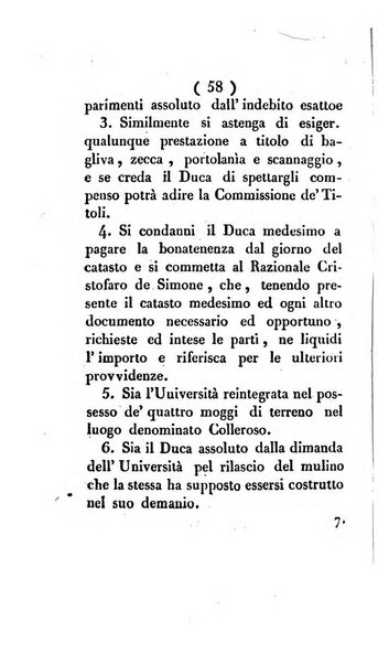 Bullettino delle sentenze emanate dalla Suprema commissione per le liti fra i già baroni ed i comuni