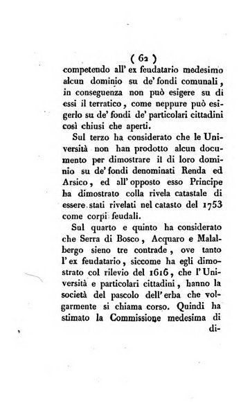 Bullettino delle sentenze emanate dalla Suprema commissione per le liti fra i già baroni ed i comuni