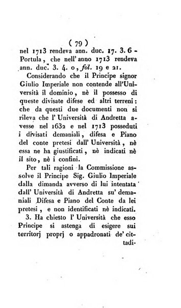 Bullettino delle sentenze emanate dalla Suprema commissione per le liti fra i già baroni ed i comuni